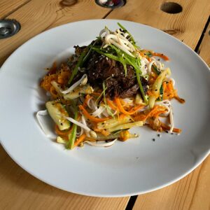 Ryžové rezance s hovädzím mäsom 350g